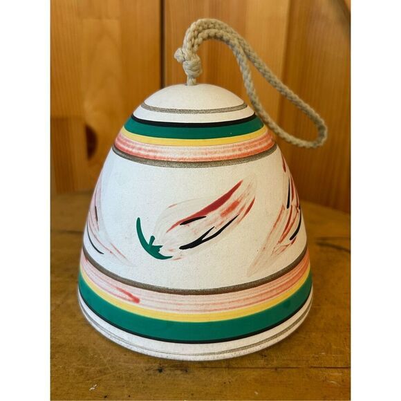 Handpainted Southwest Pottery Windbell Chime (8226) - Picture 2 of 9